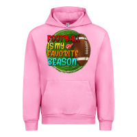 Fuchsia Pink football is my favorite season Urban Hoodie - BundleAndBundleShop