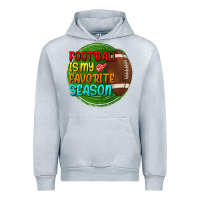 Heather Grey football is my favorite season Urban Hoodie - BundleAndBundleShop