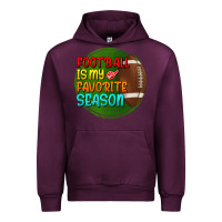 Mauve Wine football is my favorite season Urban Hoodie - BundleAndBundleShop