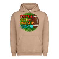 Pigment Burro football is my favorite season Urban Hoodie - BundleAndBundleShop
