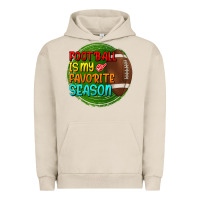 Pigment French Oak football is my favorite season Urban Hoodie - BundleAndBundleShop