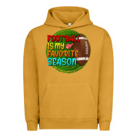 Pigment Peanut Butter football is my favorite season Urban Hoodie - BundleAndBundleShop