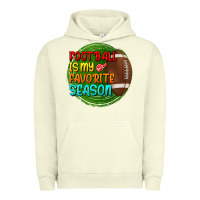 Pigment Pistachio football is my favorite season Urban Hoodie - BundleAndBundleShop