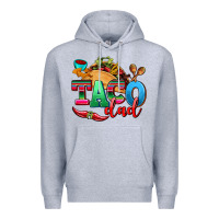 Heather Grey taco dad Premium Hoodie - AdoDesignShop