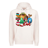 Pale Pink taco dad Premium Hoodie - AdoDesignShop