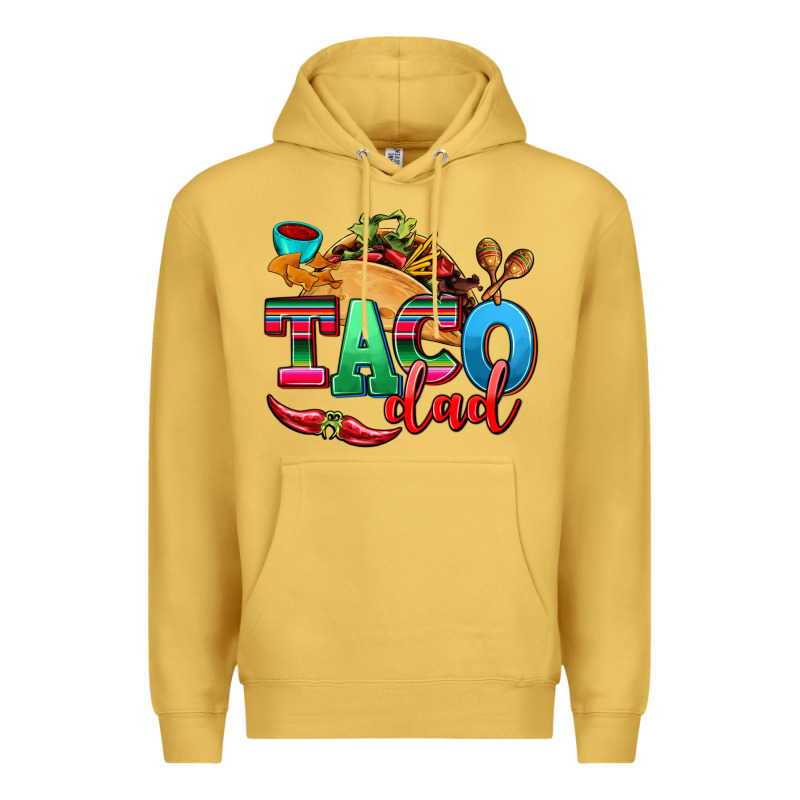 Taco Dad Premium Hoodie by AdoDesignShop | Teevron