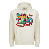 Oatmeal Heather taco dad Premium Hoodie - AdoDesignShop