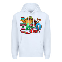 White taco dad Premium Hoodie - AdoDesignShop