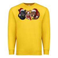 Lemon Christmas Cows Premium Sweatshirt - RanaPortraitStore
