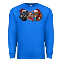True Royal Christmas Cows Premium Sweatshirt - RanaPortraitStore