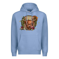 Colony Blue cow Premium Hoodie - JahusDesignShop