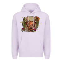 Lilac cow Premium Hoodie - JahusDesignShop