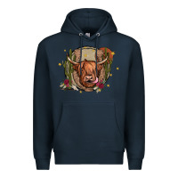 Navy cow Premium Hoodie - JahusDesignShop