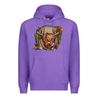 Purple cow Premium Hoodie - JahusDesignShop