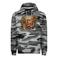 Slate Camo cow Premium Hoodie - JahusDesignShop