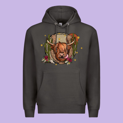 Cow Premium Hoodie Designed By Jahusdesignshop