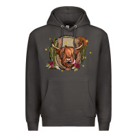 Smoke cow Premium Hoodie - JahusDesignShop