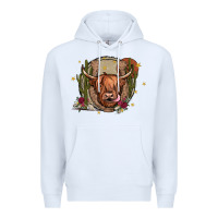 White cow Premium Hoodie - JahusDesignShop