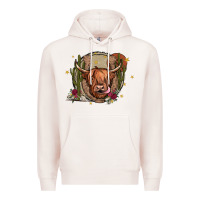 Pale Pink cow Premium Hoodie - JahusDesignShop
