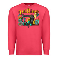 Cardinal quilting life western Premium Sweatshirt - texasbilliewilder