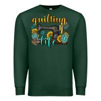 Sports Green quilting life western Premium Sweatshirt - texasbilliewilder