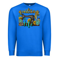 True Royal quilting life western Premium Sweatshirt - texasbilliewilder