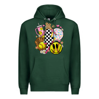 Sports Green retro softball Premium Hoodie - JahusDesignShop