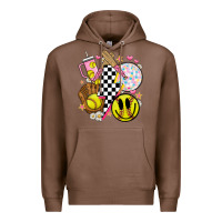 Chestnut retro softball Premium Hoodie - JahusDesignShop