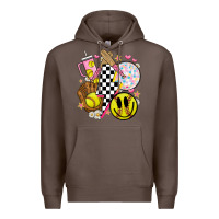 Coffee retro softball Premium Hoodie - JahusDesignShop