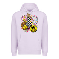 Lilac retro softball Premium Hoodie - JahusDesignShop