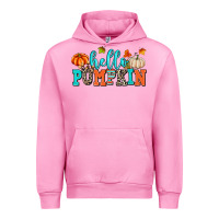 Fuchsia Pink hello pumpkin Urban Hoodie - AdoDesignShop