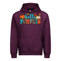 Mauve Wine hello pumpkin Urban Hoodie - AdoDesignShop