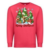 Cardinal merry christmas rabbits Premium Sweatshirt - Zillion Design Studio