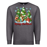 Charcoal Heather merry christmas rabbits Premium Sweatshirt - Zillion Design Studio