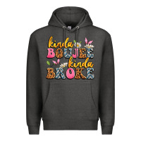 Charcoal Heather kinda boujee kinda broke Premium Hoodie - JahusDesignShop