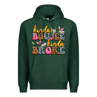 Sports Green kinda boujee kinda broke Premium Hoodie - JahusDesignShop