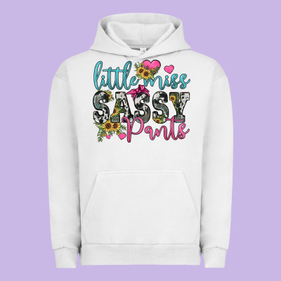 Little Miss Sassy Pants Urban Hoodie Designed By Jahusdesignshop