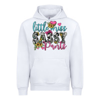 White little miss sassy pants Urban Hoodie - JahusDesignShop
