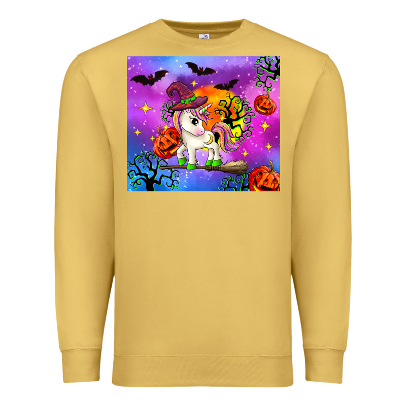 Halloween Unicorn Premium Sweatshirt by Zillion Design Studio | Teevron