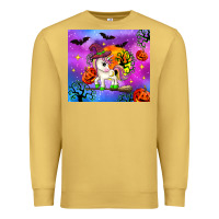Antique Gold halloween unicorn Premium Sweatshirt - Zillion Design Studio