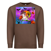 Chestnut halloween unicorn Premium Sweatshirt - Zillion Design Studio