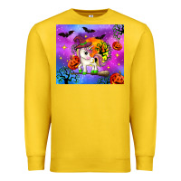 Lemon halloween unicorn Premium Sweatshirt - Zillion Design Studio