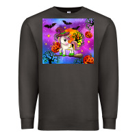 Smoke halloween unicorn Premium Sweatshirt - Zillion Design Studio