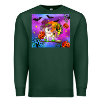 Sports Green halloween unicorn Premium Sweatshirt - Zillion Design Studio