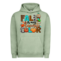 Pigment Oil Green fall is my favorite color Urban Hoodie - AdoDesignShop