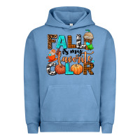 Pigment Pebble Blue fall is my favorite color Urban Hoodie - AdoDesignShop