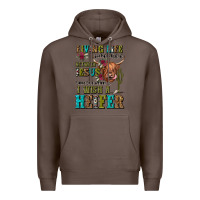 Coffee living life somewhere between jesus take the wheel Premium Hoodie - JahusDesignShop