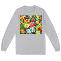 Moon Dust summer fruits Long Sleeve Tee - BarkalooDesign