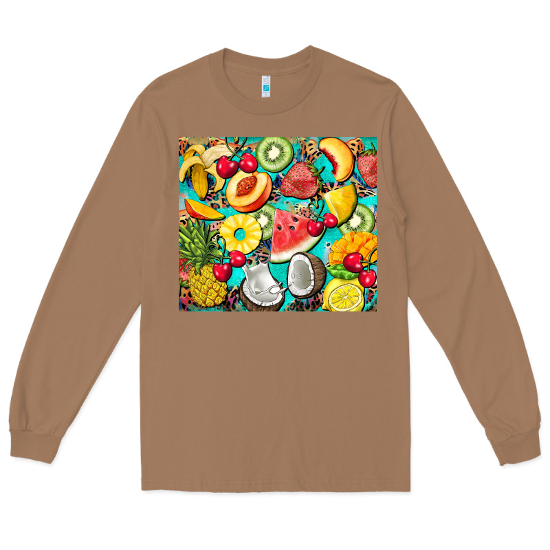 Summer Fruits Long Sleeve Tee by BarkalooDesign | Teevron