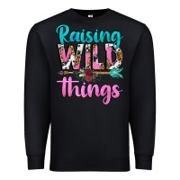 Black raising wild things Premium Sweatshirt - texasbilliewilder